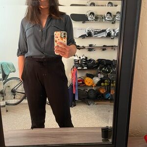 Women's Business Casual Green Blouse